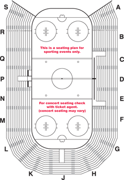 Sandman Centre Seating Chart