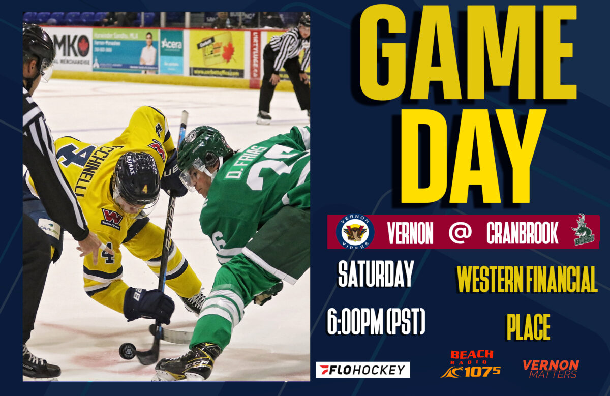 Vipers Game Day – Vipers Finish Weekend In Cranbrook